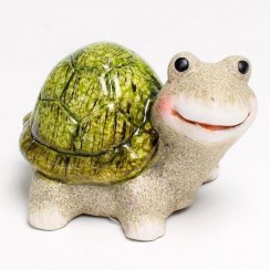 Figurica želve 10,4x8,2x7,1 cm keramika
