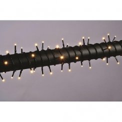 Řetěz MagicHome Vánoce, 230V, 14 m, 140 LED teplá bílá, osvětlení
