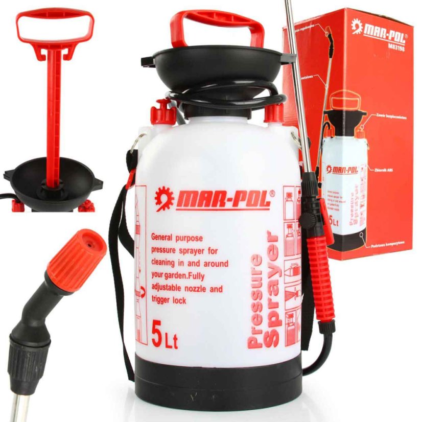 Manueller Drucksprüher 5 Liter, MAR-POL