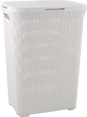 Koš Curver® NATURAL STYLE 60 lit., krem, 44x34x61 cm, za perilo, perilo
