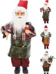 Weihnachtsmannfigur 45 cm Mix