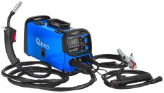CO2 MIG/MAG hegesztő TIG/MMA-val, elektródák 1,6-4 mm, áram 160 A, GEKO