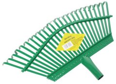 Amerikanischer Laubharken aus Metall mit 25 Klingen, ohne Stiel, Mac Hook