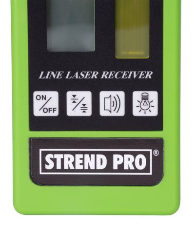 Detektor Strend Pro GREEN and RED, zelený lúč, diaľkový príjimač k laseru, univerzalny
