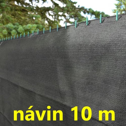 Plasa de umbrire antracit 2x10 m HDPE 230g/90% GARDENKUS