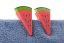 Skřipce na plážové osušky, 12x9x7, 5cm, 2 ks, melouny