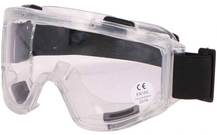 Schutzbrille PROTECT2U, farblos mit umlaufendem Schutz, EGA