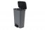 Coș de gunoi Curver® COMPATTA, 50 lit., 29,4x49,6x62 cm, negru/gri, pentru gunoi