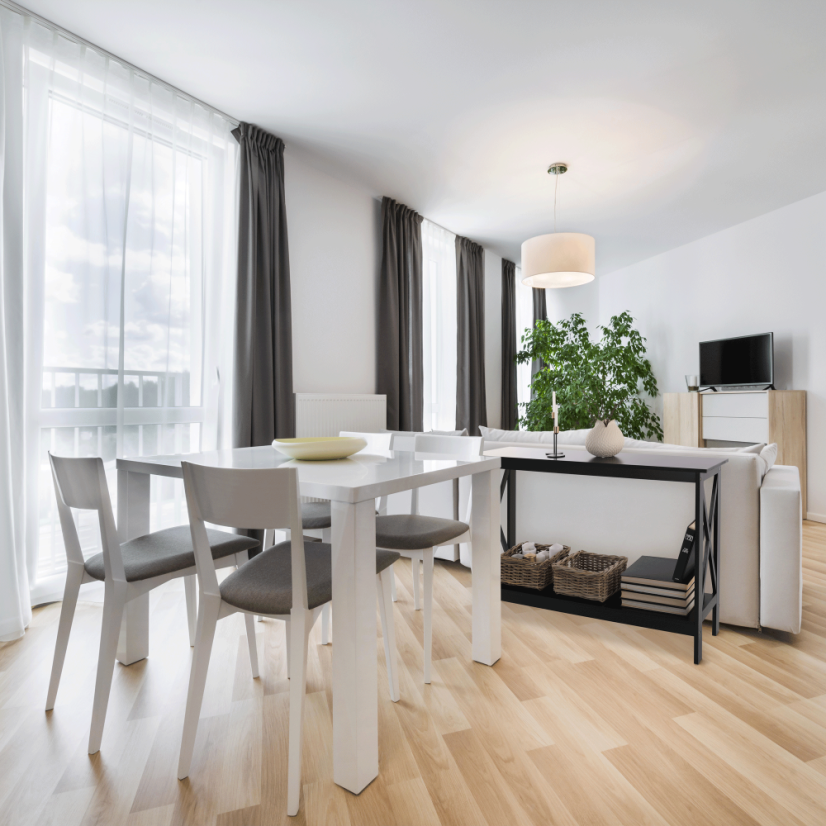 Konsolentisch, schwarz, APOLOS (akce)