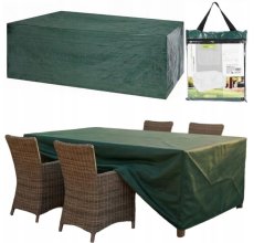 Husă de protecție pentru mobilier de grădină 165x115x80 cm, verde