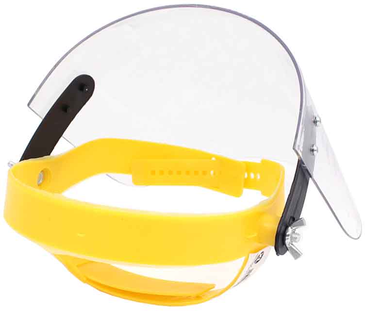 Gesichtsschutz aus Polycarbonat, Stärke 1,5 mm, XL-TOOLS