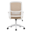 Bürostuhl, beige/weiß, SALOMO TYP 1