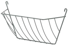 Futterstation für Kaninchen 44x28x16 cm, Futterkrippe für Heu für Kaninchen, Kaninchen, Metallzubehör für Kaninchen, groß