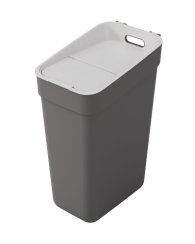 Curver® READY TO COLLECT kanta, 30 lit., 24,6x36,7x55,1 cm, tamno siva, za otpad