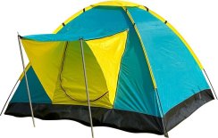 Strend Pro sátor, turista, 3-4 személyes, zöld, 205x205x120 cm