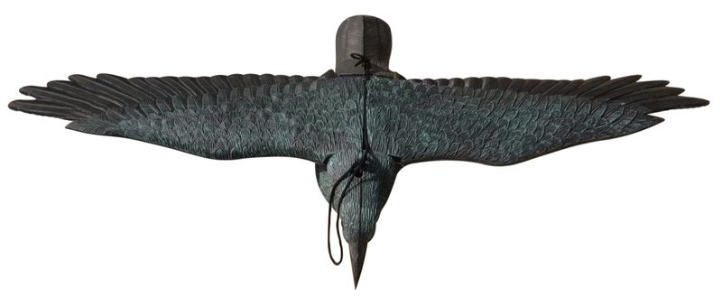 Vogelscheuche, Fliegende Krähe, abweisend, 80x11x45cm