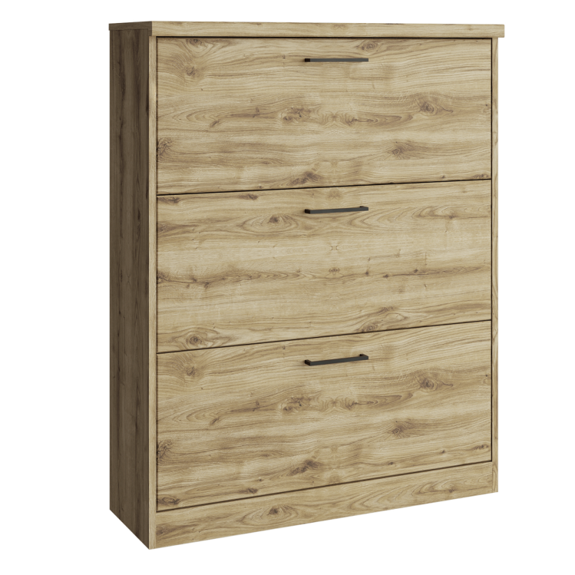 Schuhschrank 3K, Navarra-Eiche, DORSI
