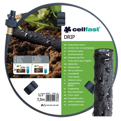 Cellfast DRIP tömlő 1/2&quot;, L-15,0 m, szivárgás, kert