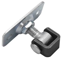 Verstellbares Scharnier M12, Platte 75 x 37 mm, Zolltarif 7308 9098 (akce)