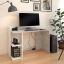 PC-Tisch, Beton/Weiß, ANDREO NEU