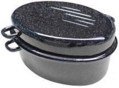 Dvodelni pekač 38cm/5,6l emajliran KLC