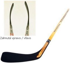 Hokejka 150 cm zahnutá do ľava drevená (akce)