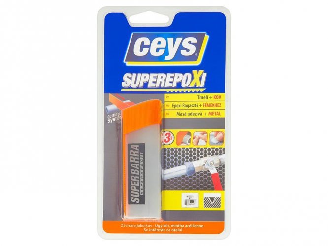 Ceys lepilo SUPER EPOXI, kovina, 47 g