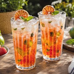 Poháre na limonádu a nealkoholické nápoje LONG 350 ml, sada 2 ks
