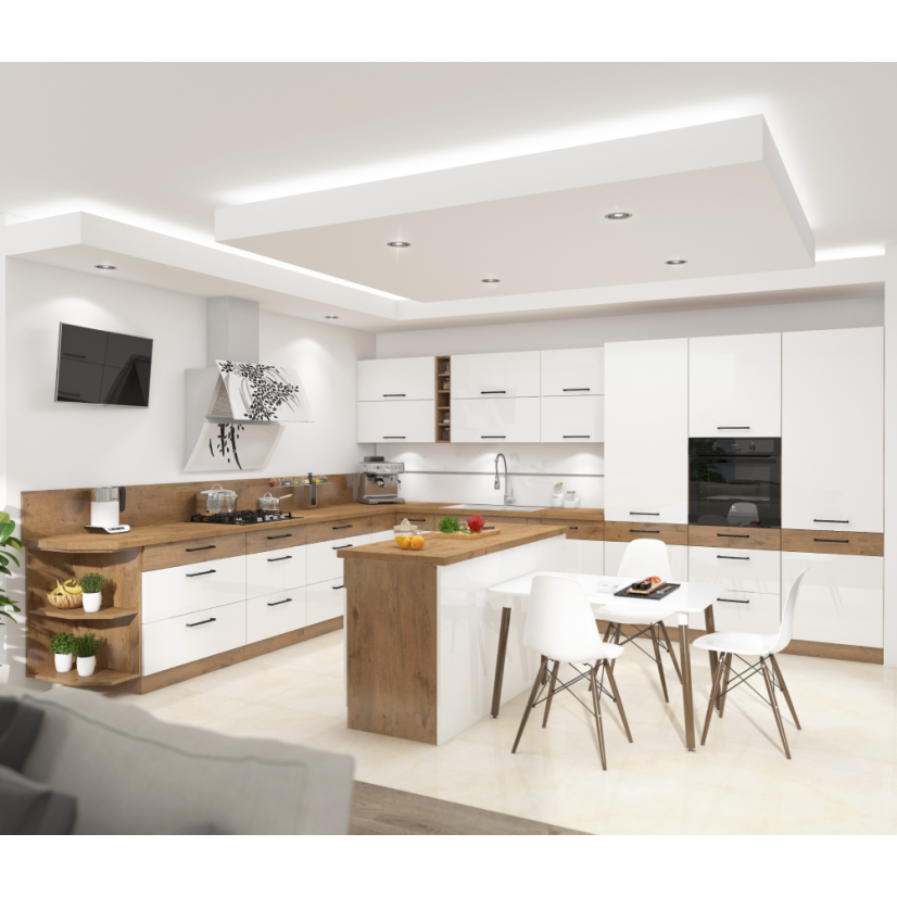 Oberer Regalschrank, Lanzetteiche, VEGA 30 G-72 OTW