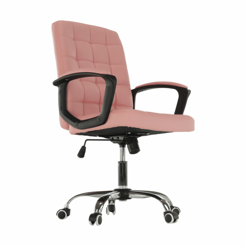 Bürostuhl, rosa Öko-Leder, RULIS (akce)