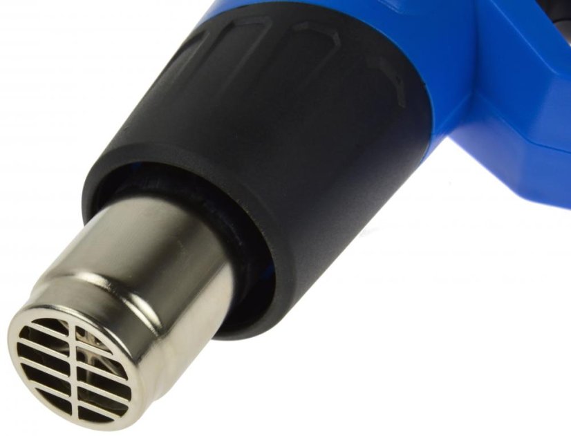 Heißluftpistole 2.000 W, 4 Düsen, 2 Temperaturstufen, 350/550 C°, Schutzhülle, GEKO