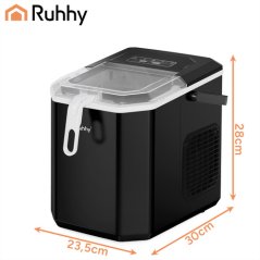 Tava pentru cuburi de gheață 1,2 l negru Ruhhy (akce)