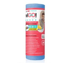 Prosop perforat premium, mix de culori, rolă de 50 buc.