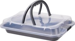 Tavă de copt cu capac 36,5x23,5 cm