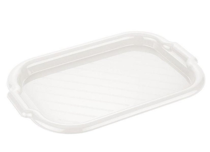 Tablett UH 40X27,5CM oval weiß „Vassoi“ TONTARELLI