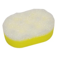 Ovalna masažna spužva za kupaonicu 14x9,5x4,5 cm KLC