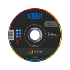 Tyrolit vágótárcsa 125x1,0 mm, 41C, AC60Q-BFB, Universal, CUT-ALL, Basic *
