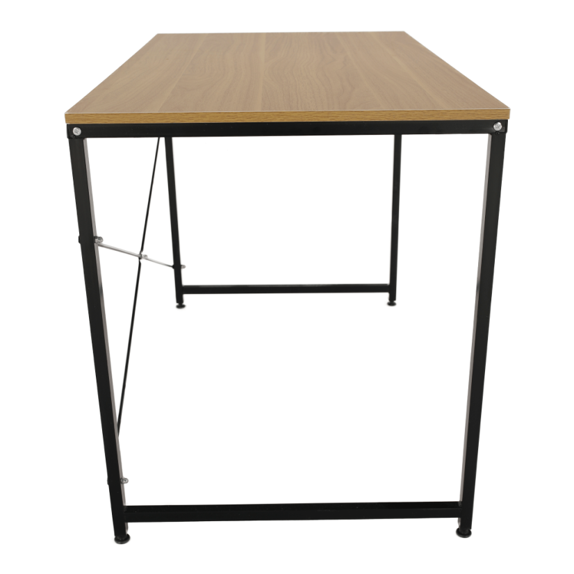 Radni stol, hrast/crna, 120x60 cm, MELLORA