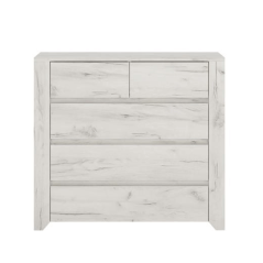 Komoda typ 43, biela craft, ANGEL