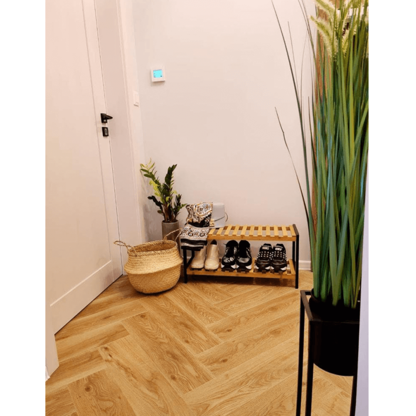 Schuhregal, natur/schwarz, KONTRE