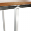 Konzolový stolek v industriálním stylu, dub/chrom, KORNIS
