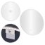 LED zrkadlo do kúpeľne okrúhle nástenné 60 cm 3 farby dotykový spínač ModernHome (akce)