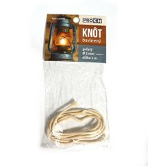 Docht 2 mm rund 1m KLC