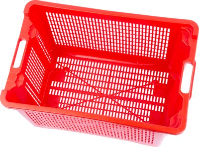 Pudełko ICS M402000, 40 lit., 56x35x31 cm, perforowane, czerwone