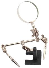 Halter mit Lupe 62 mm, DRITTE HAND, XL-TOOLS