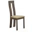 Drvena stolica, tkanina bukva merlot/magnolija smeđa, DESI