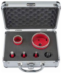 Sada diamantových koruniek, závit M14, rozmery 6,8,10,35,68 mm, RED TECHNIK