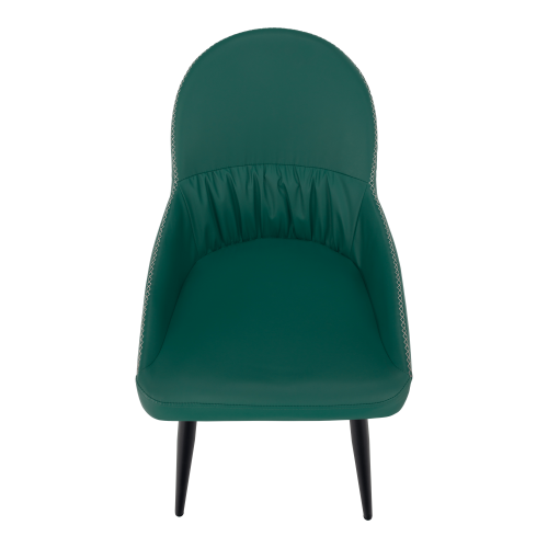 Blagovaonska stolica, eko koža zelena/metal, KALINA