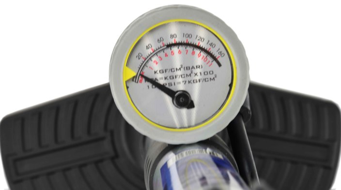 Pumpa nožná hliníková 53 cm s manometrom, GEKO
