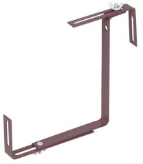 Umeraș Strend Pro, maro, suport pentru flori cutie metalică, bal. 2 buc
